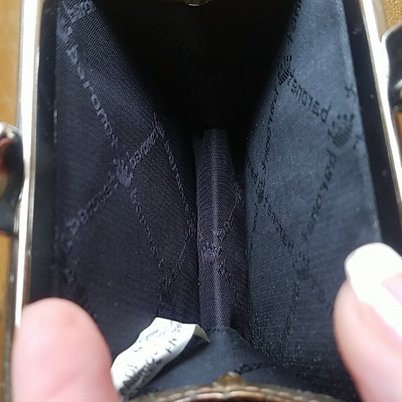 Vintage Baronet coin purse wallet key chain bag charm kiss clasp - Picture 8 of 10